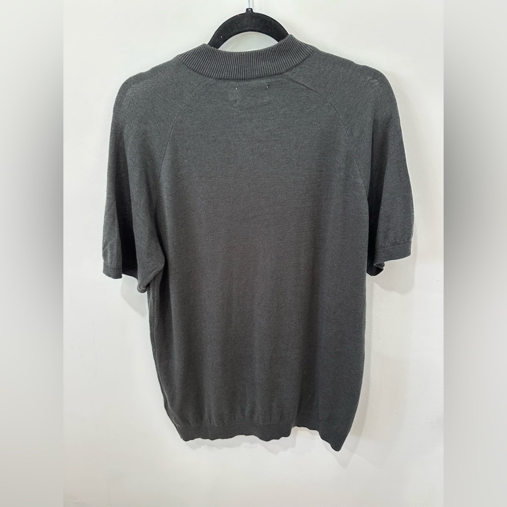 Topman Charcoal Zip-Up Top - Size XL - Picture 7 of 7